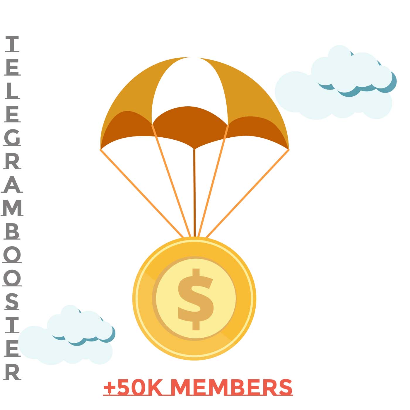 Crypto airdrop campaign 50k telegram members by Telegram rocket package