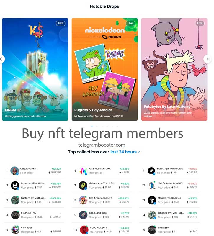 buy nft telegram member